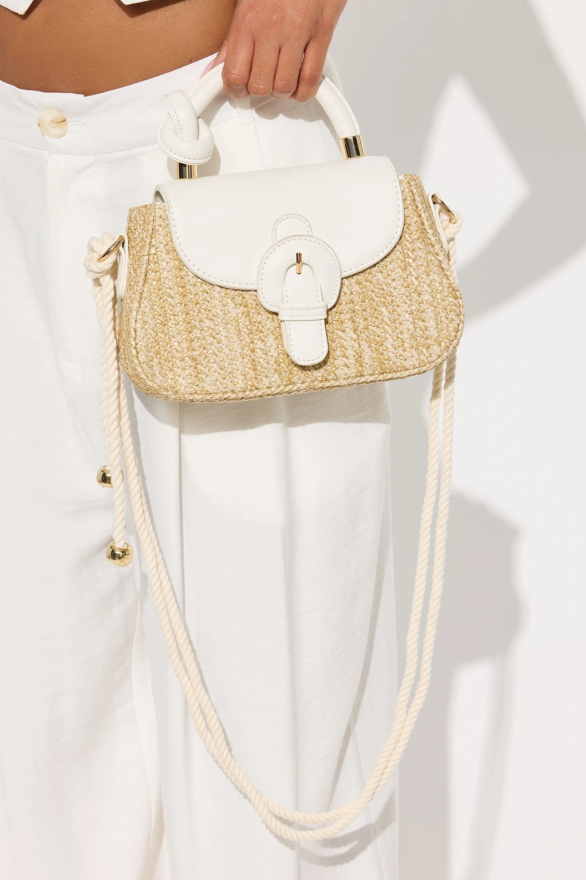 Maven Handbag - White/combo — Branco/combinação