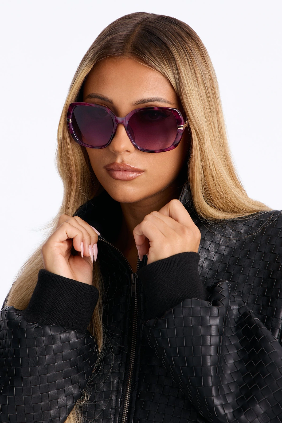 Roof Top Sunglasses - Purple — Roxo