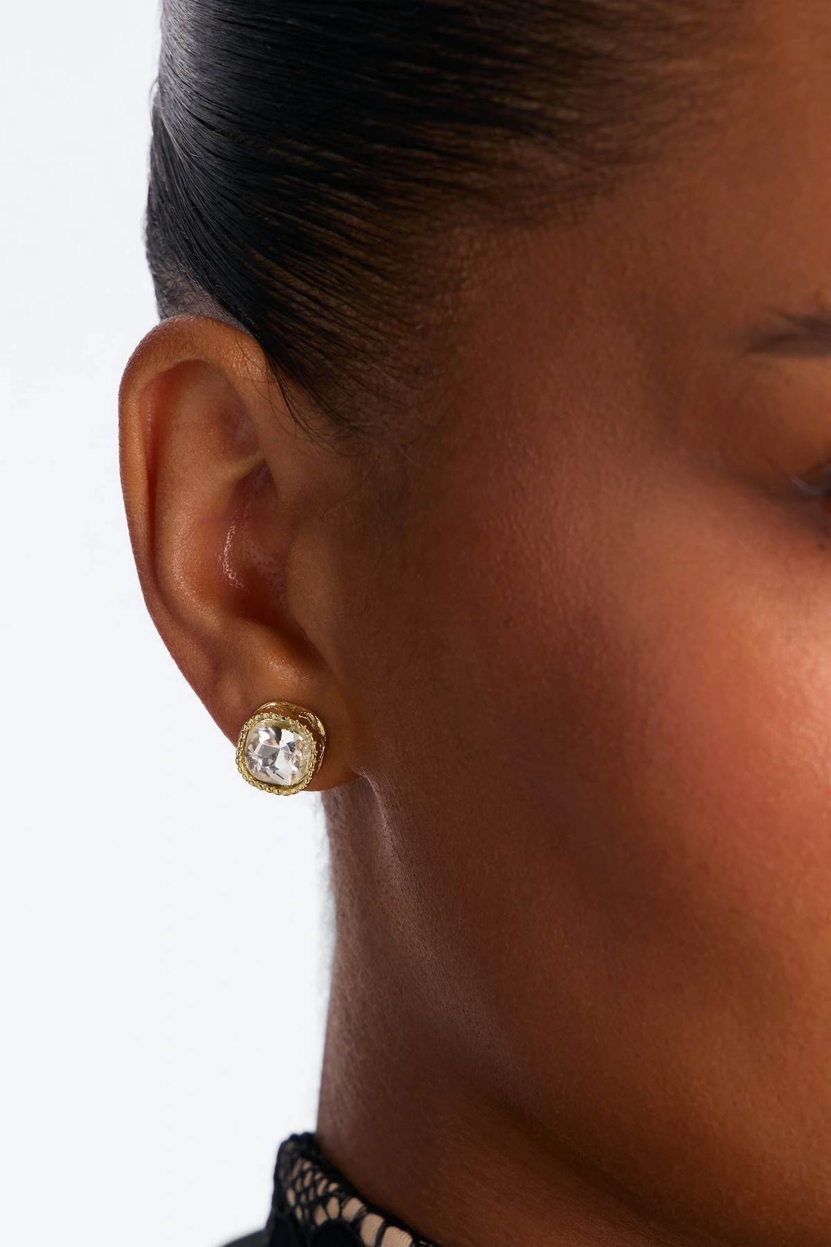 Scarlett Stud Earrings - Gold — Dourado