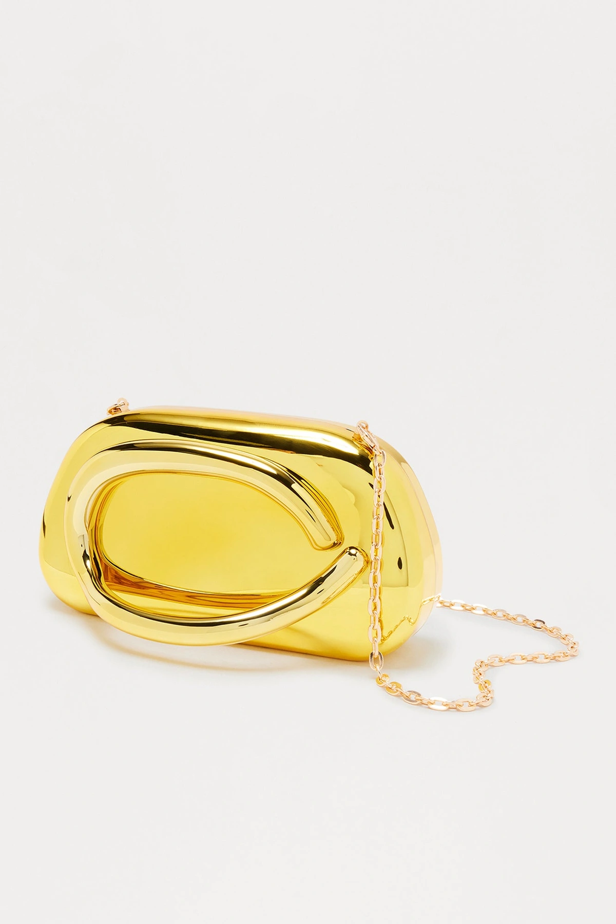 Most Modest Liquid Metal Clutch - Gold — Dourado