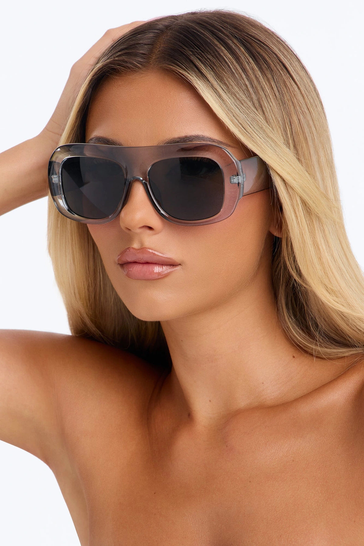 Funky Flash Sunglasses - Grey — Cinzento