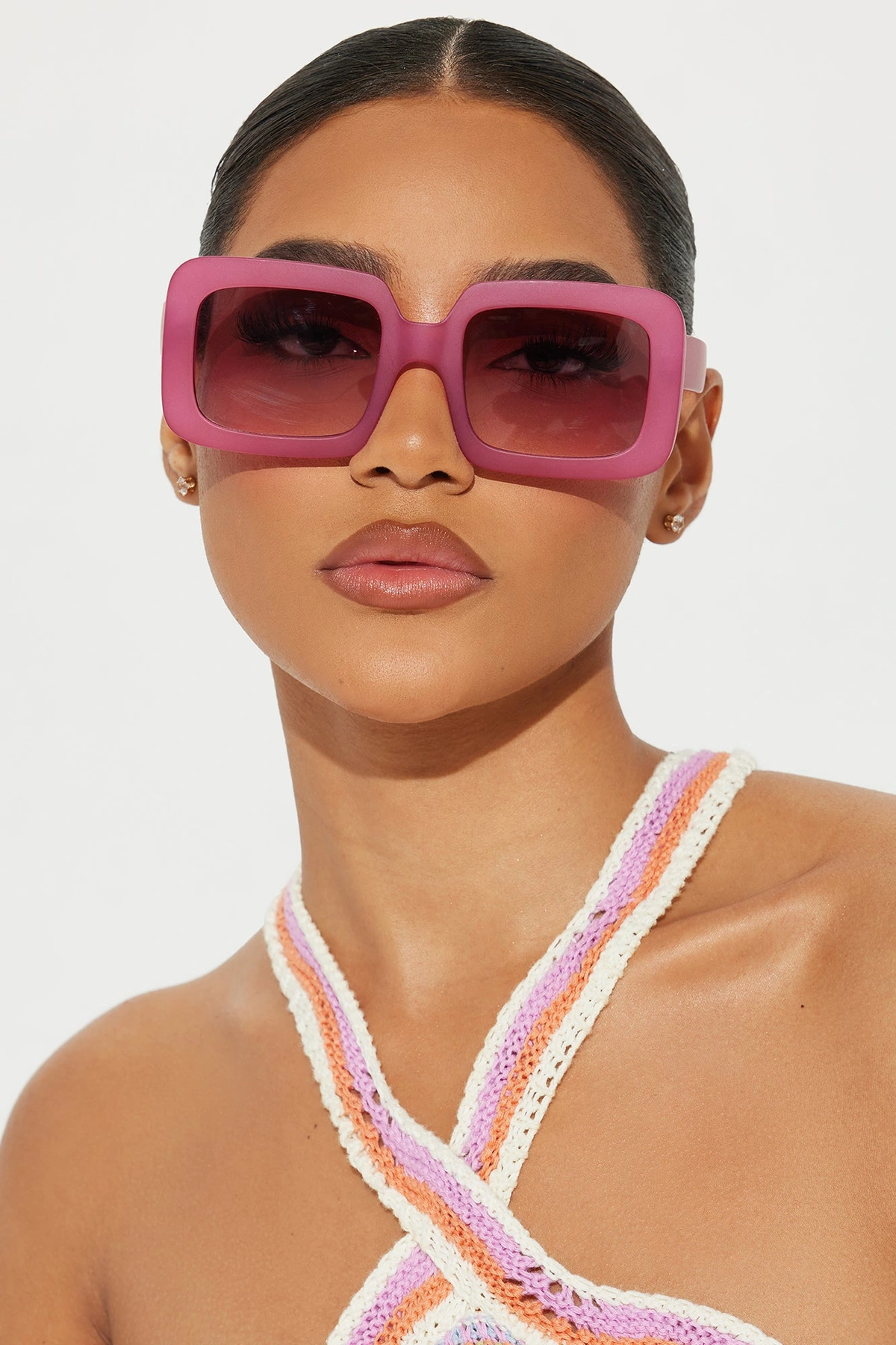 Make It Right Babe Sunglasses - Pink — Rosa