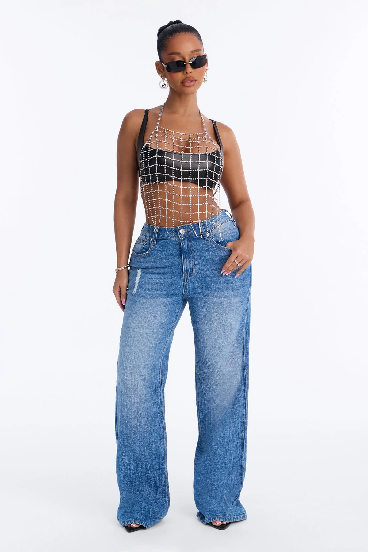 It's Show Time Body Chain - Silver — Prateado