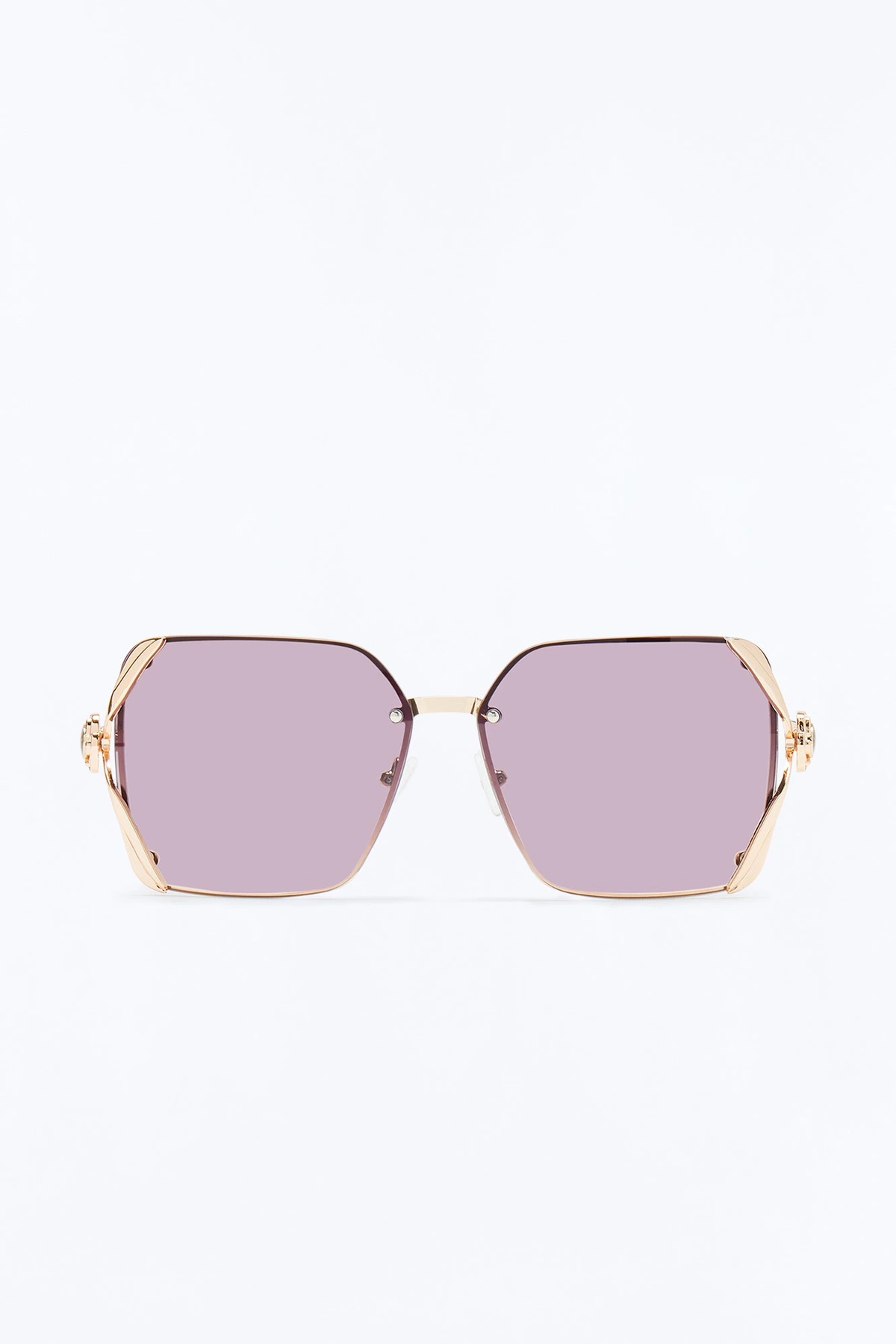 Rosalie Sunglasses - Black/Gold — Preto/Dourado