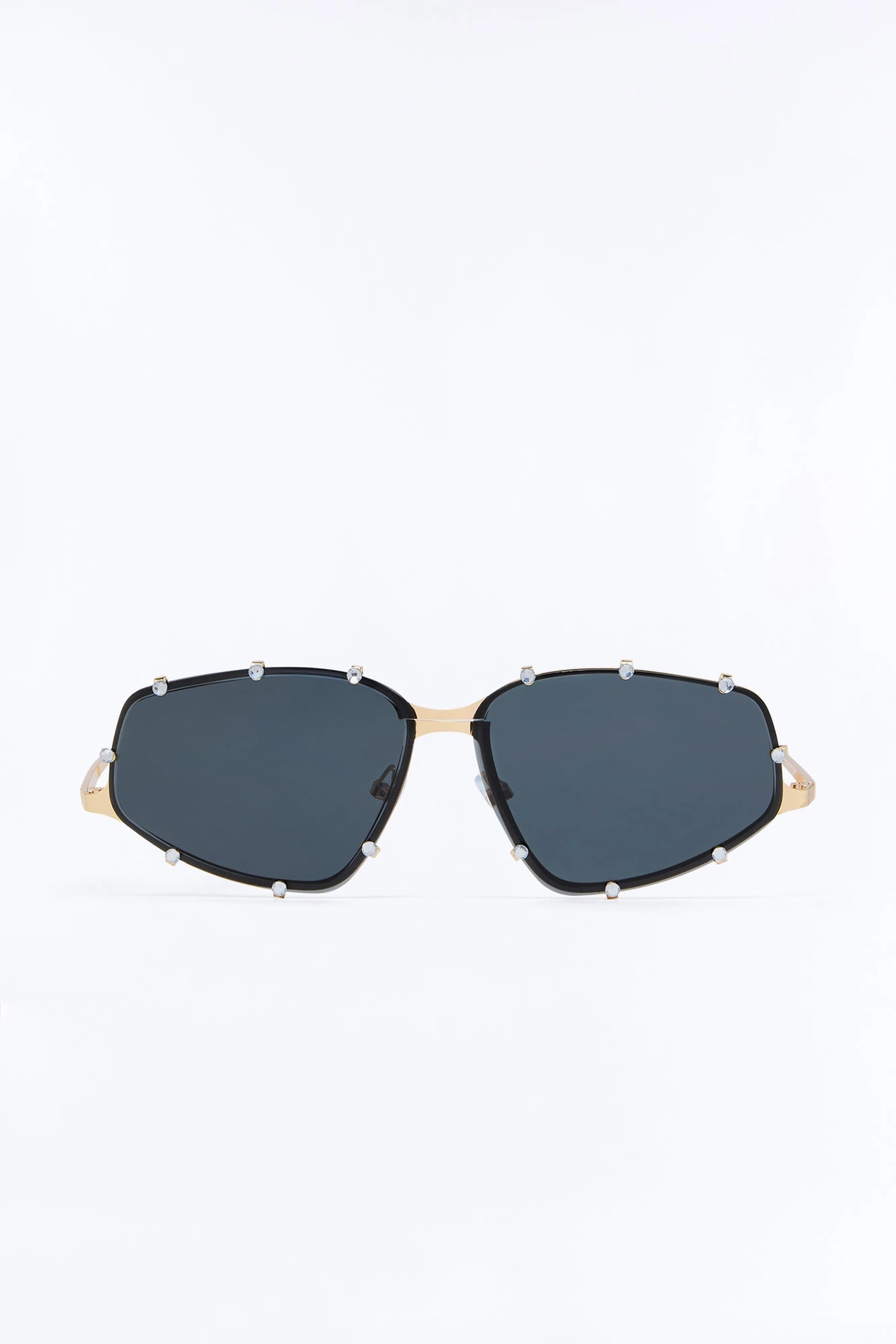 So Good To Me Sunglasses - Gold/Black — Dourado/Preto