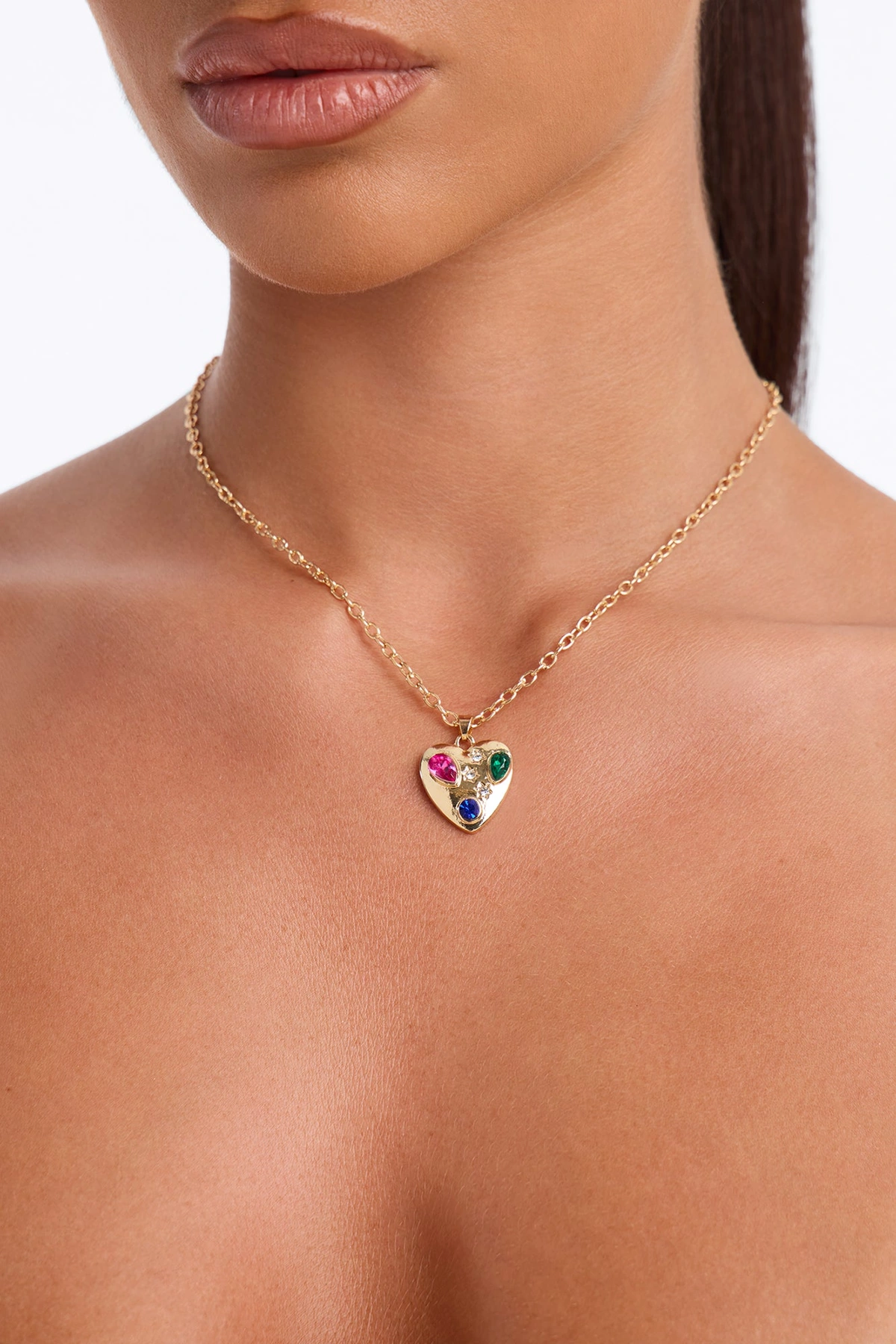 Magic Heart Necklace - Gold/combo — Dourado/combinação
