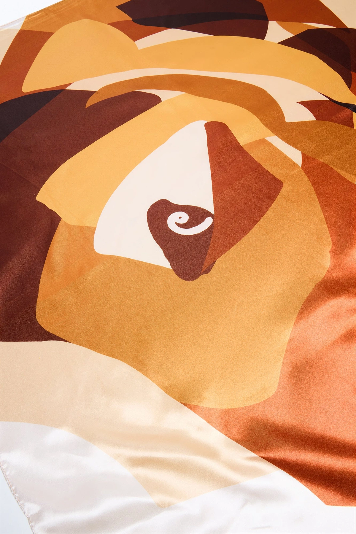 Breezy Floral Head Scarf - Brown/combo — Castanho/combinação