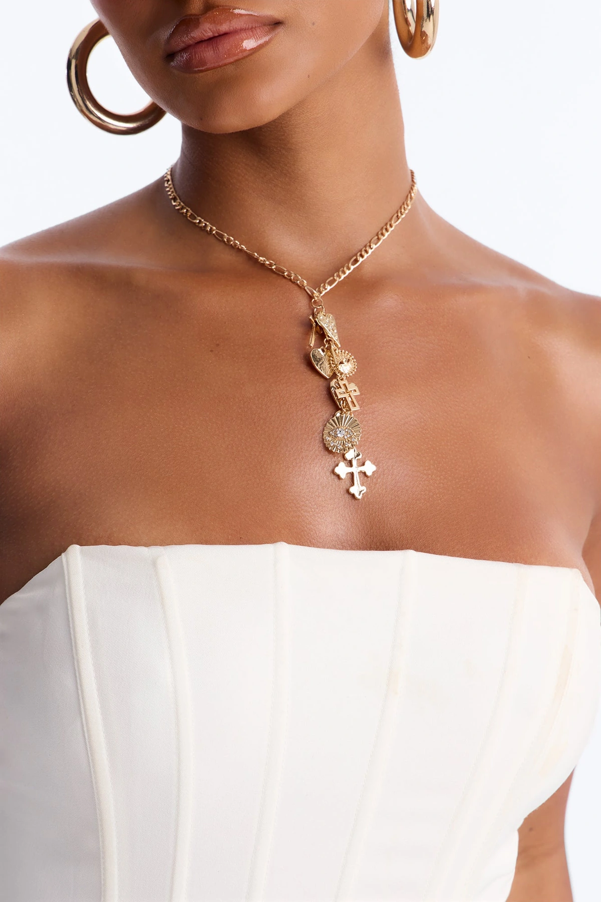 The Beach Is Calling Lariat Necklace - Gold — Dourado