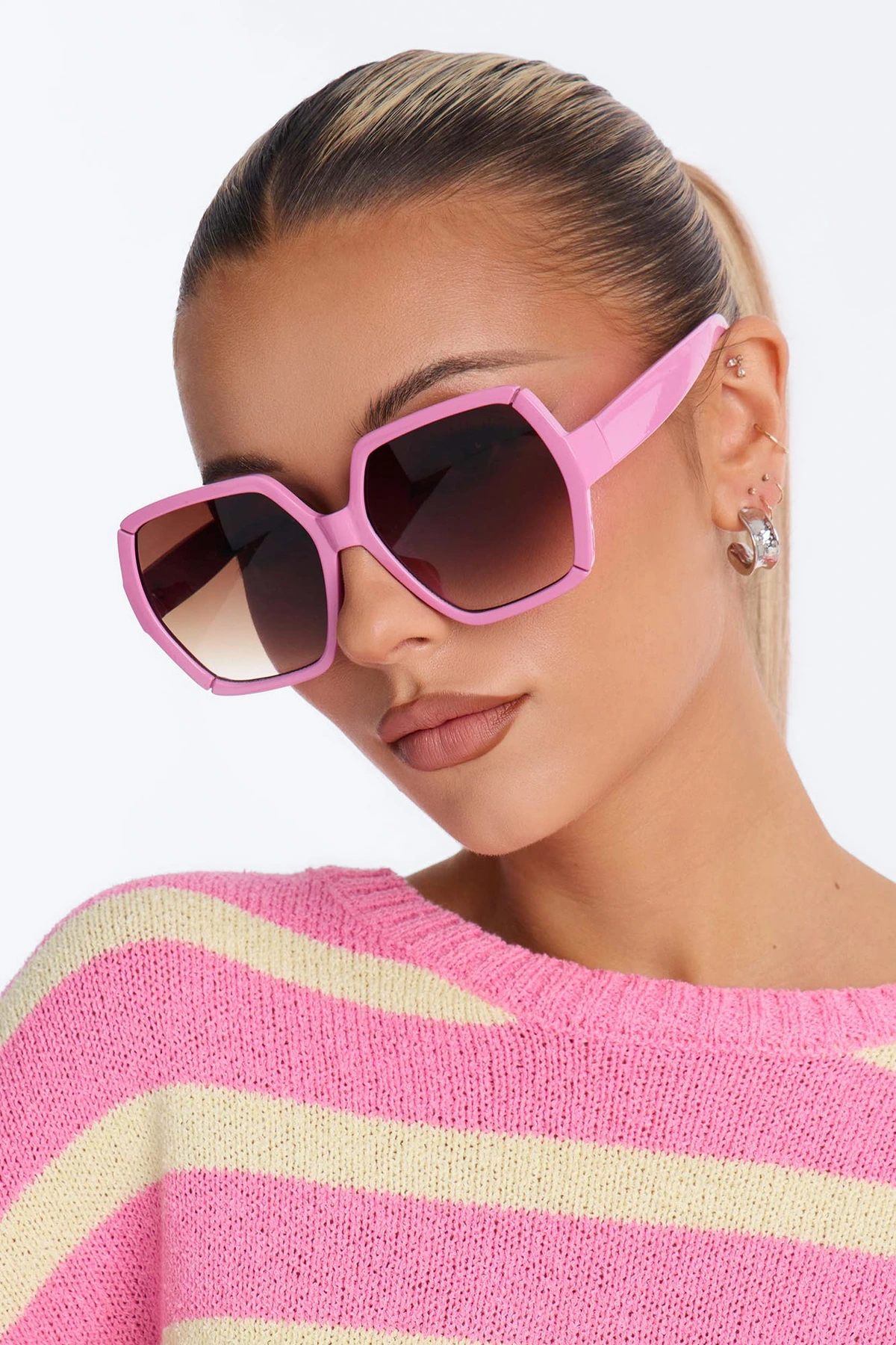Absolutely Obsessed Sunglasses - Purple — Roxo