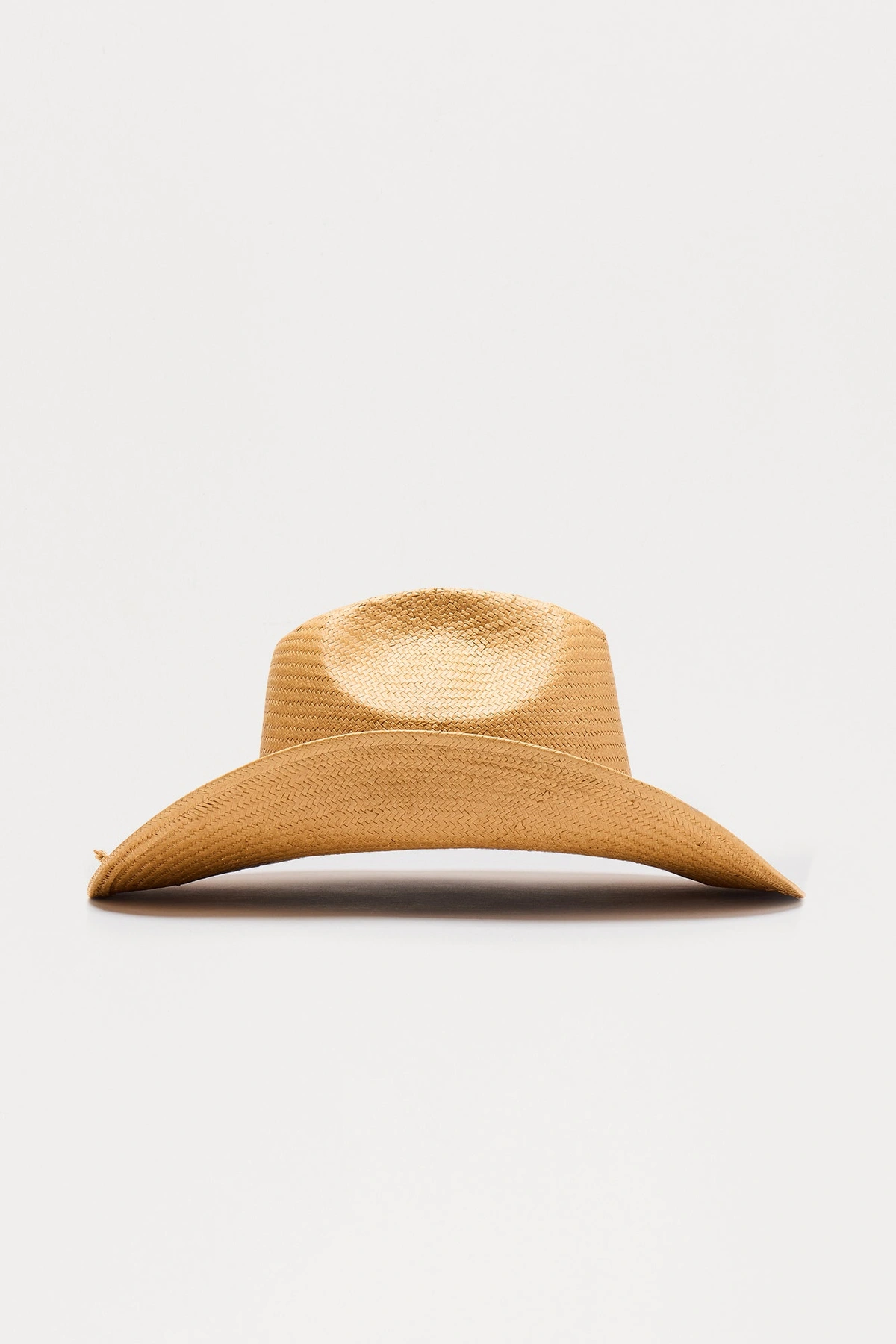 Yeehaw Straw Cowboy Hat - Tan — Castanho-claro