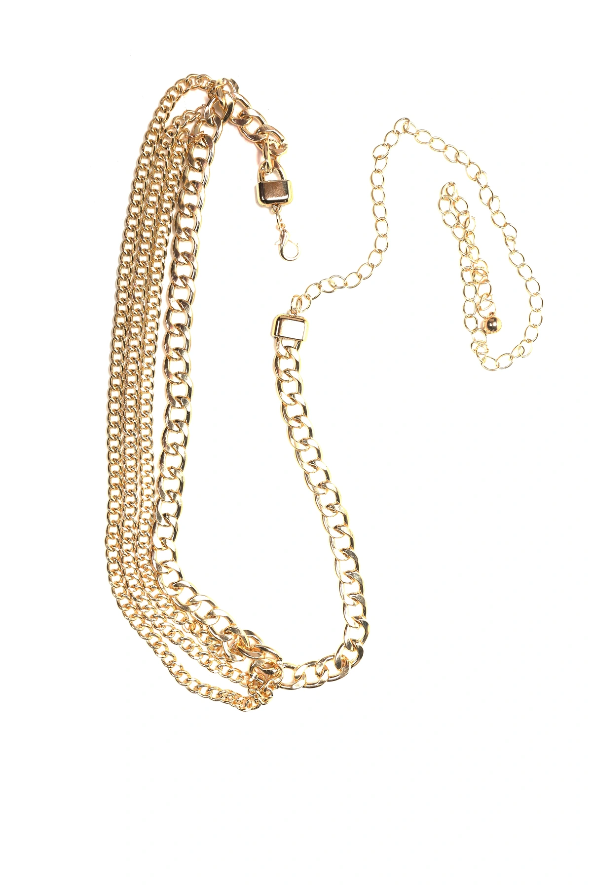 Linked Up Chain Belt - Gold — Dourado