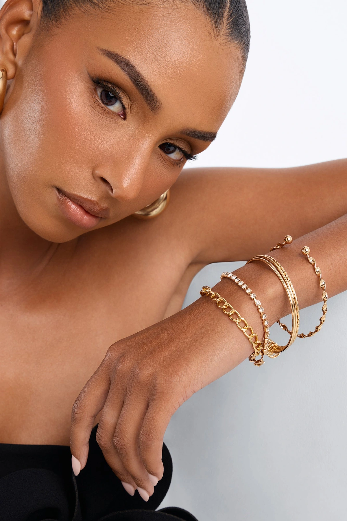 Everyday Links 4 Piece Bracelet Set - Gold — Dourado