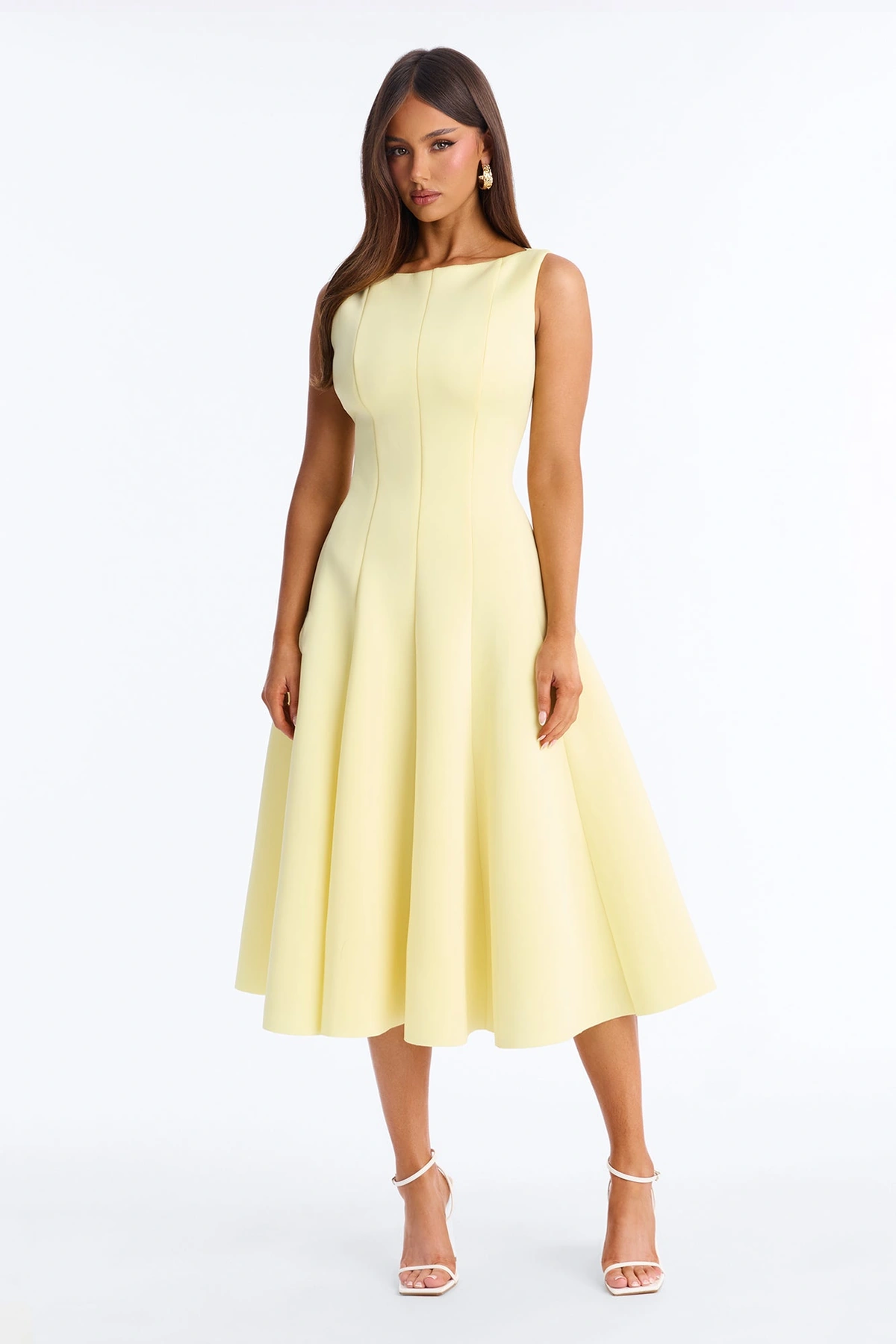 Sweet Sunday Pleated Midi Dress - Butter Yellow — Butter Amarelo