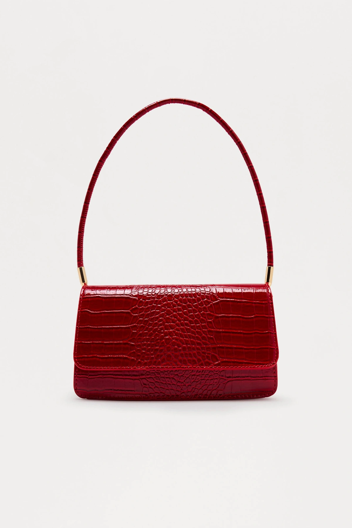 Croc Star Faux Leather Bag - Red — Vermelho