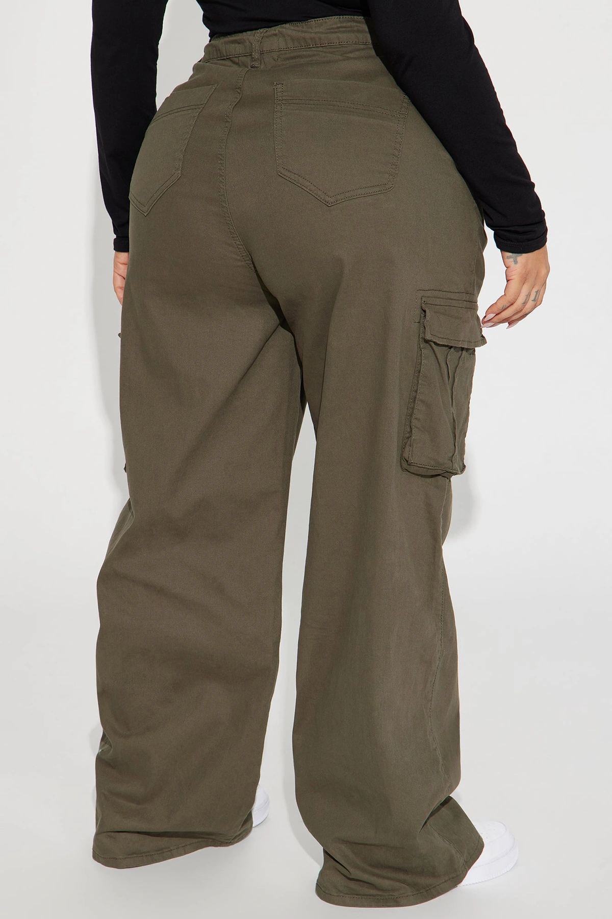 Out For The Day Cargo Pant - Olive — Verde-azeitona