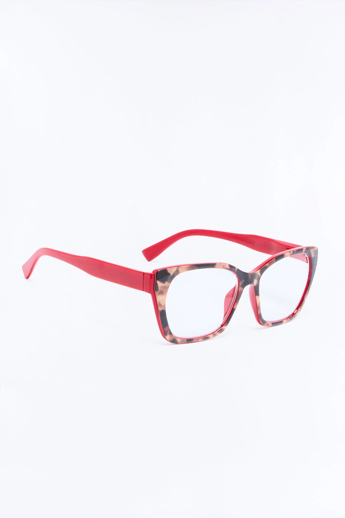 Wide Eyed And Eager Blue Light Glasses - Red/combo — Vermelho/combinação