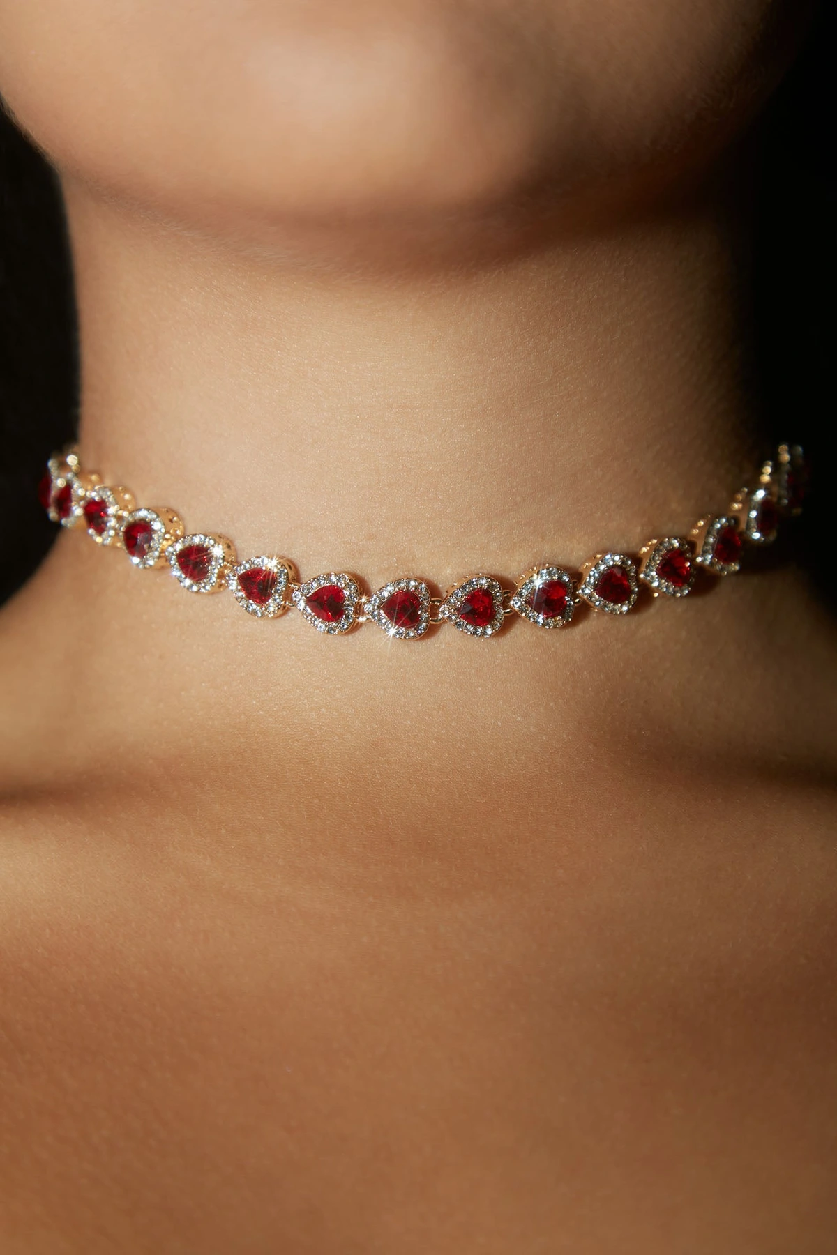 Loving On You Choker - Red — Vermelho