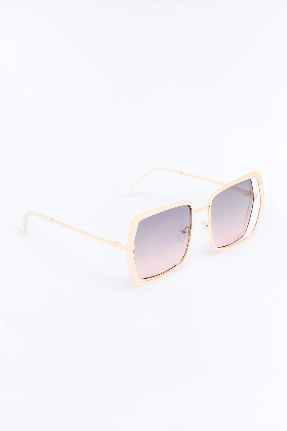 Retro Rebel Sunglasses - Gold/Pink — Dourado/Rosa