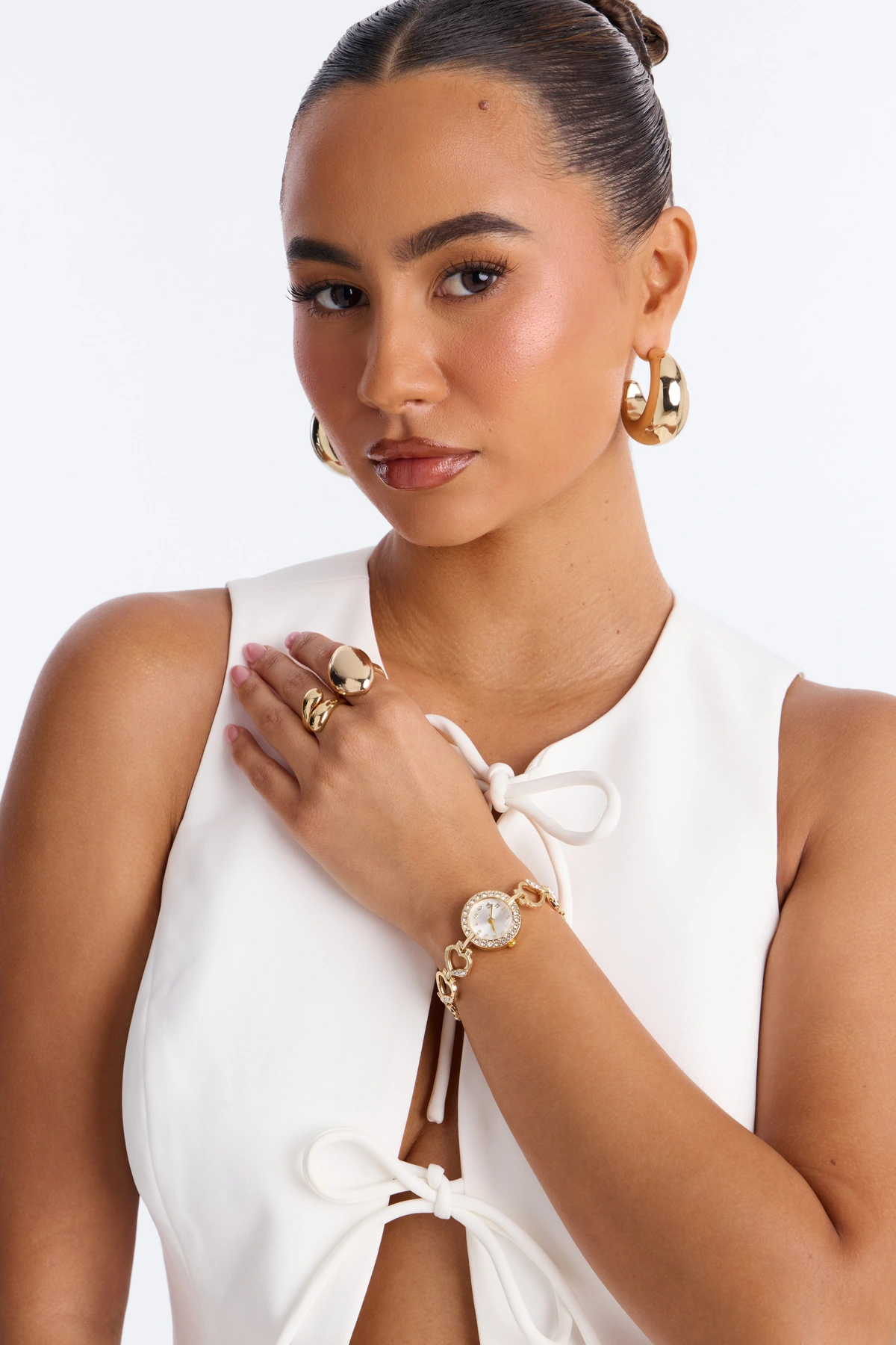Endless Moments Together Watch - Gold — Dourado