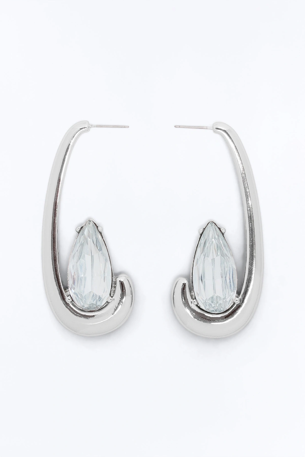 Luxe Isn't Cheap Drop Earrings - Silver — Prateado