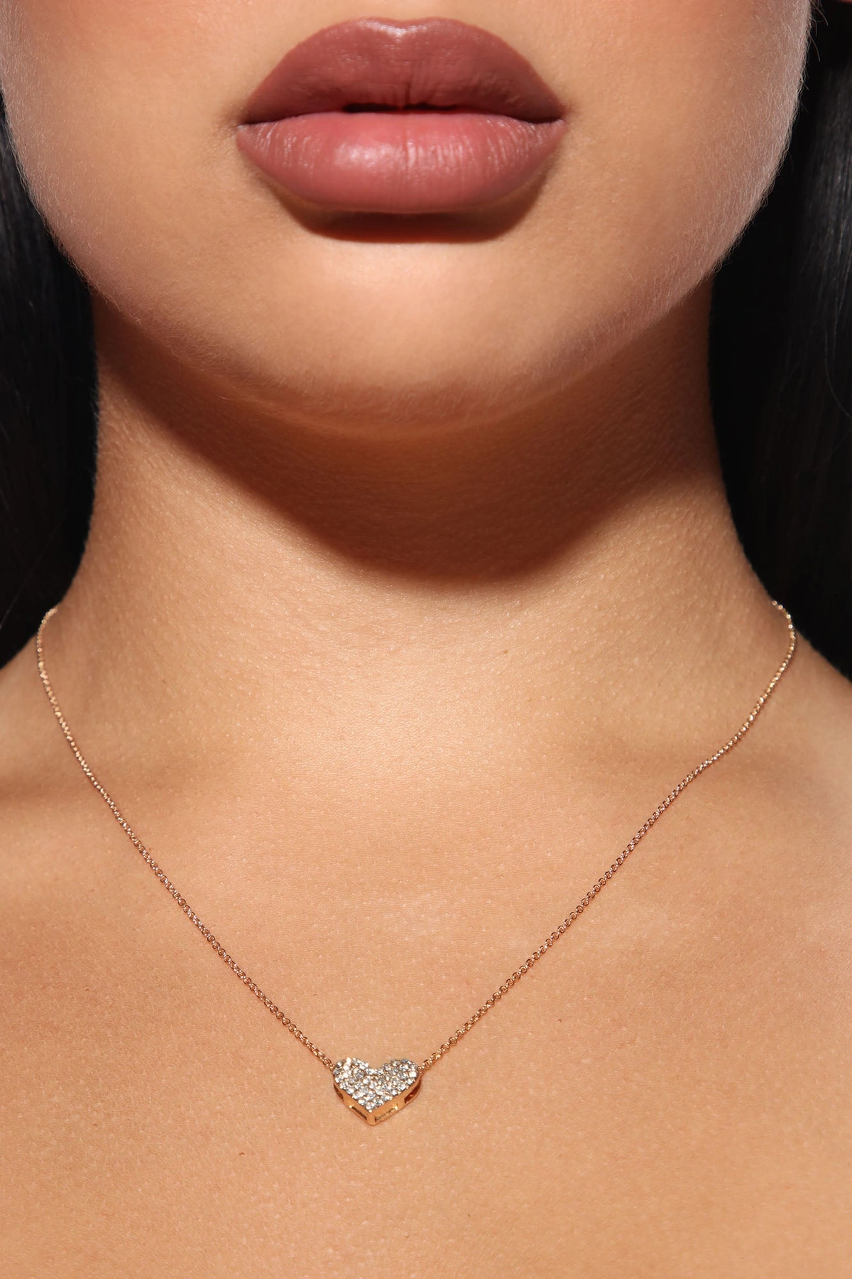 Special Place In My Heart Necklace - Gold — Dourado