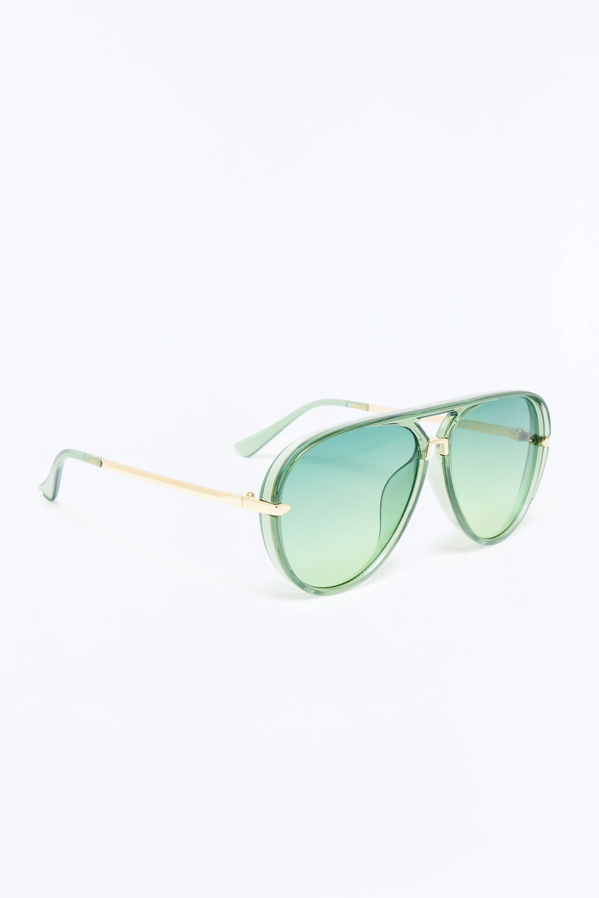 Pool Party Paradise Sunglasses - Green — Verde