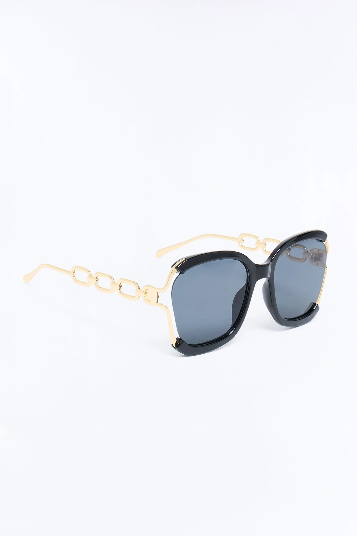Off To Brunch Sunglasses - Black — Preto