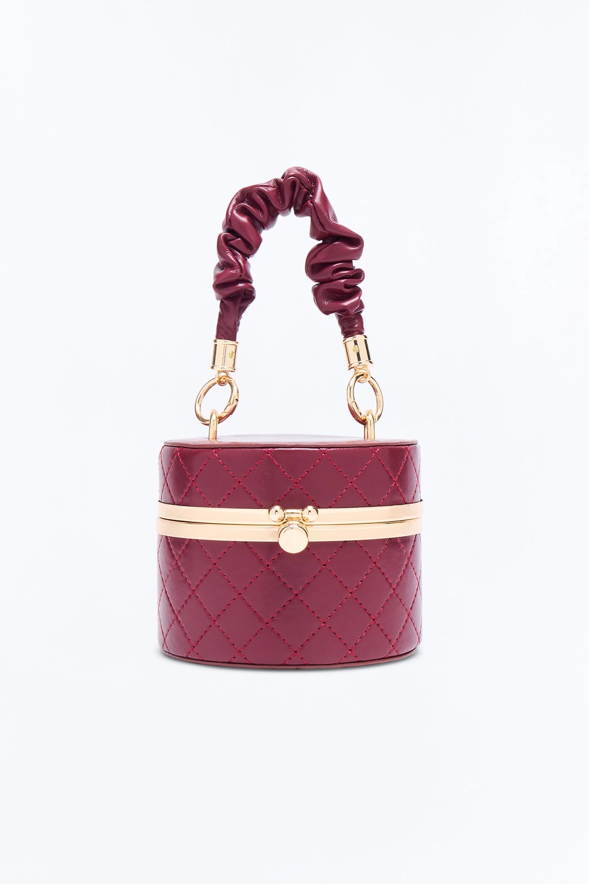 Here For The Drama Clutch - Burgundy/combo — Bordô/combinação
