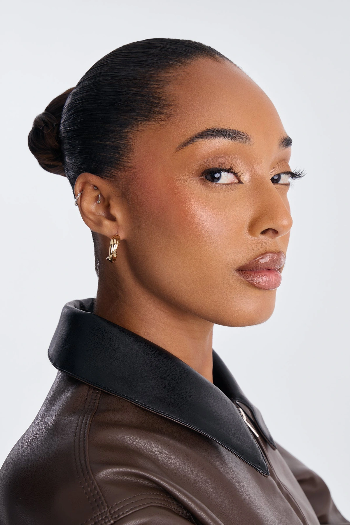 Gentle Shine 5 Pair Earring Set - Gold — Dourado