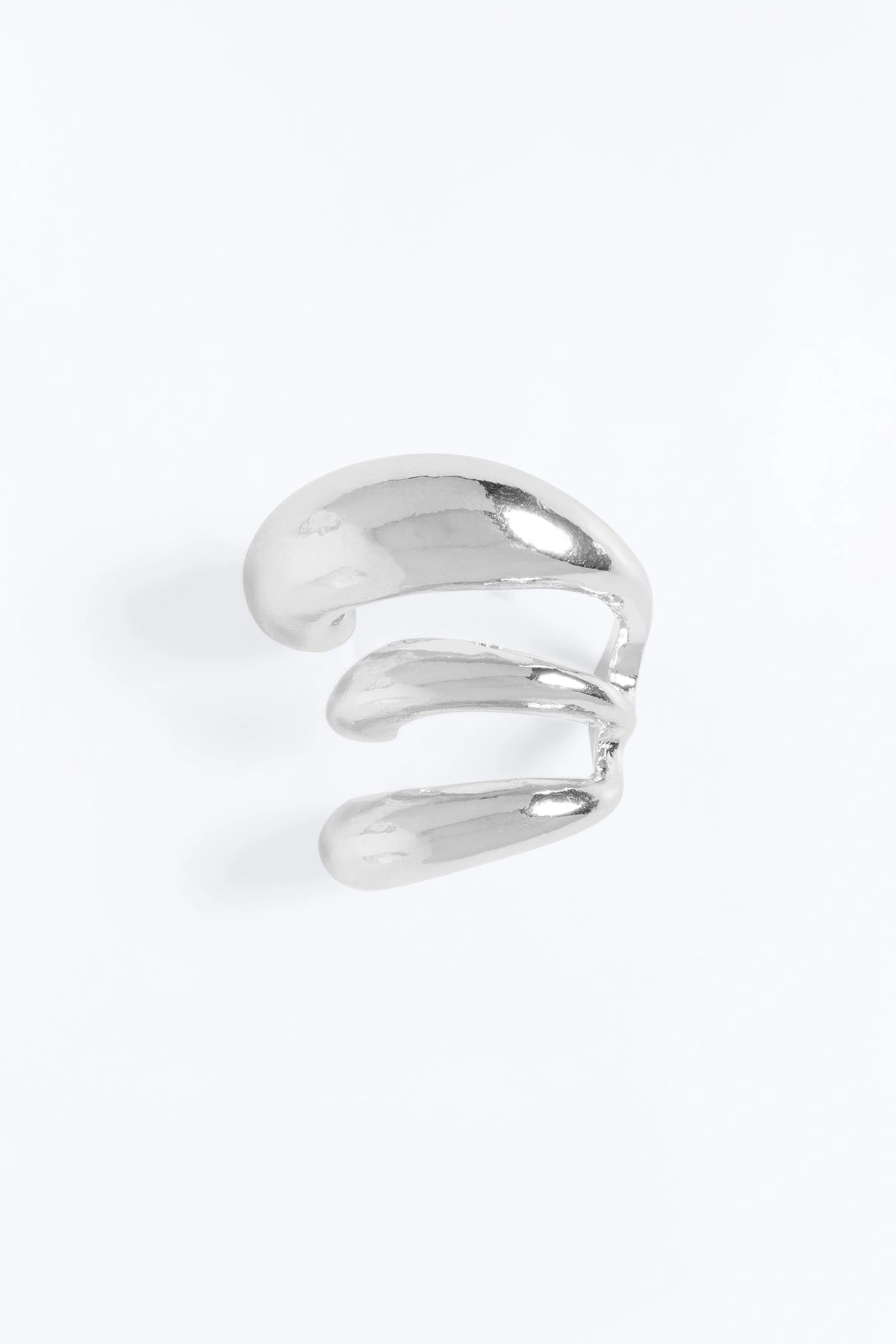 Rebel Theory Ear Cuff - Silver — Prateado