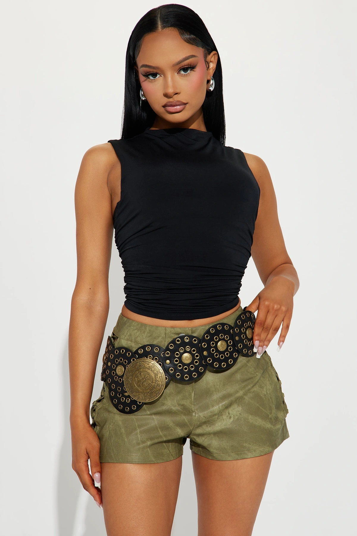 Boho Babe Belt - Black — Preto