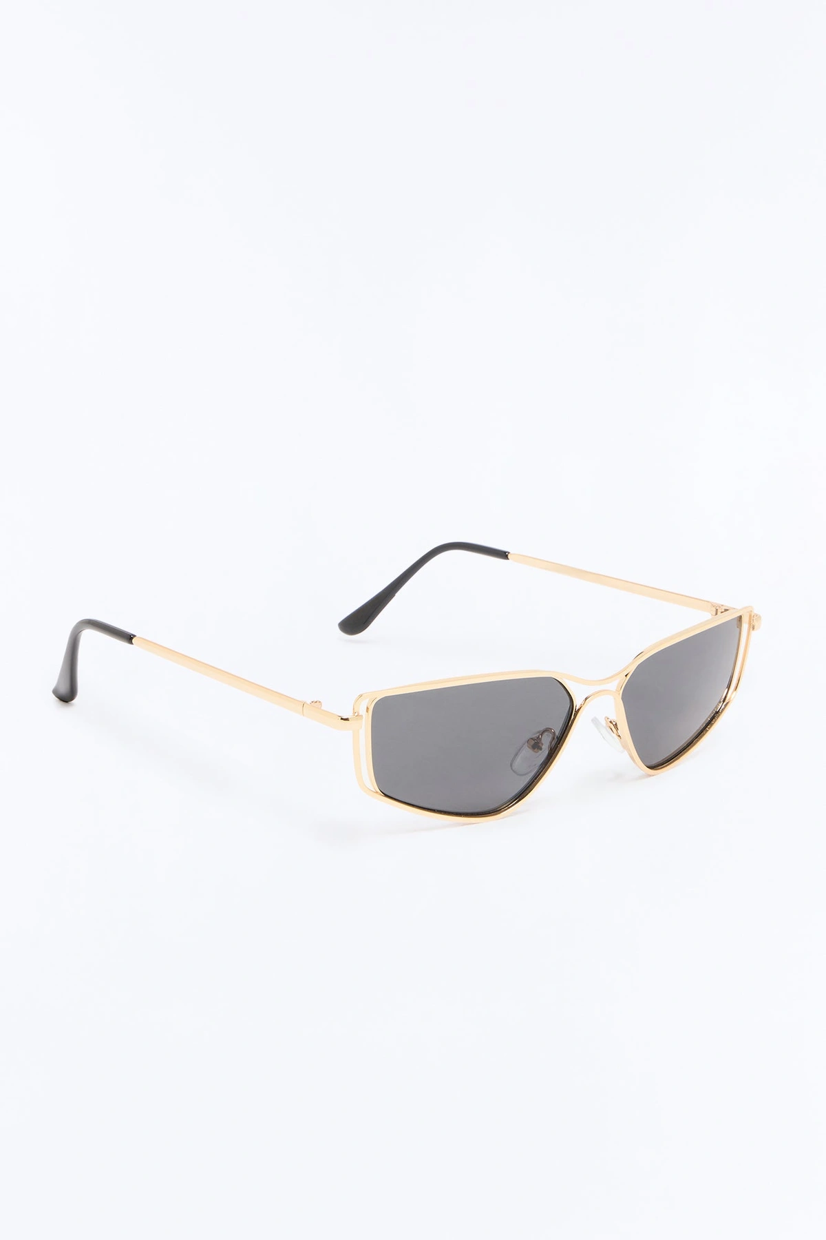 Day In LA Sunglasses - Gold/Black — Dourado/Preto