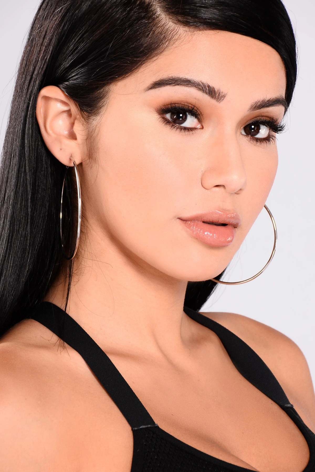 Selah Hoop Earrings - Silver — Prateado