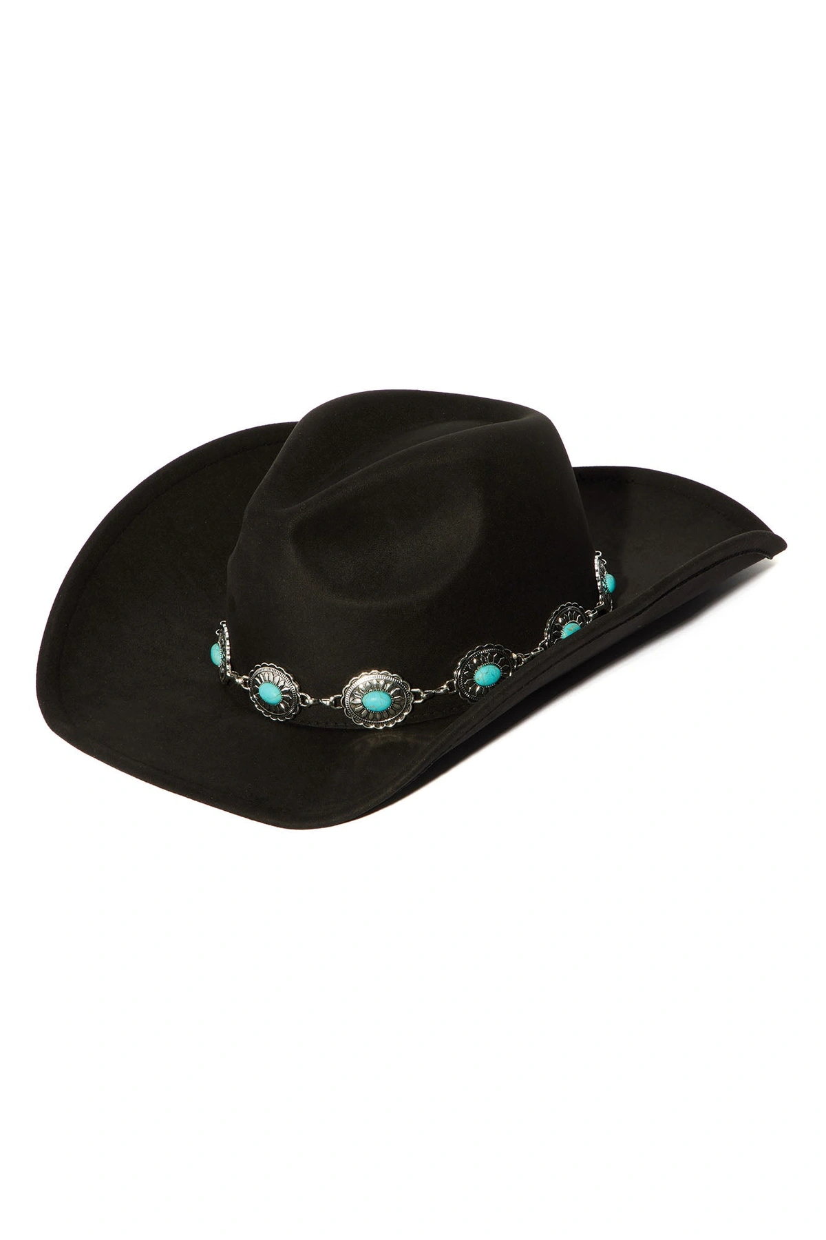 Nice Gal Cowboy Hat - Black — Preto