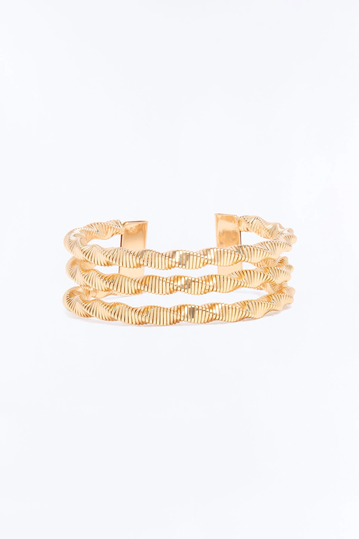 Infinity Twist Bracelet - Gold — Dourado