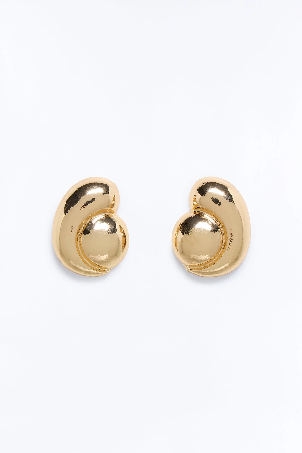 Always On My Mind Stud Earrings - Gold — Dourado