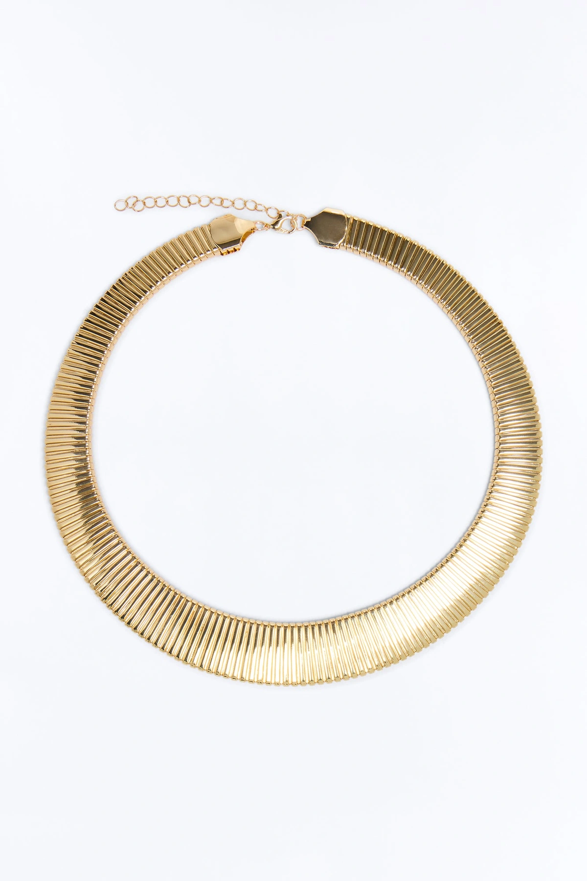 Silent Flex Choker Necklace - Gold — Dourado