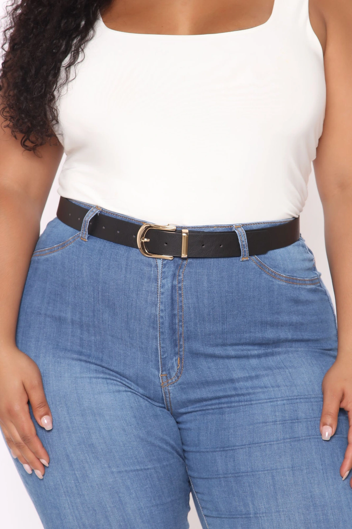 Back To Basic Belt Set - Black/Tan — Preto/Castanho-claro
