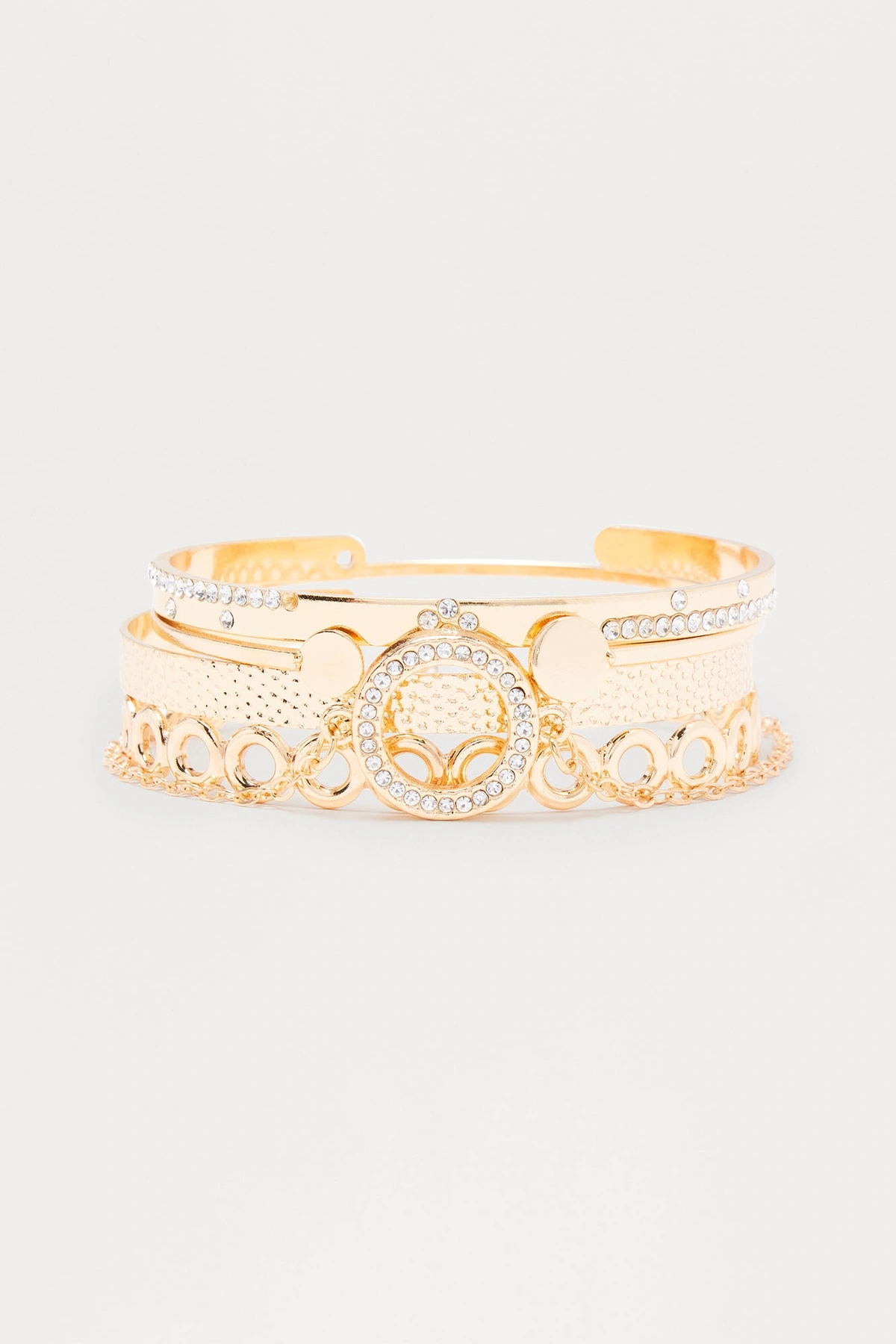 Better Together 5 Piece Bracelet Set - Gold — Dourado