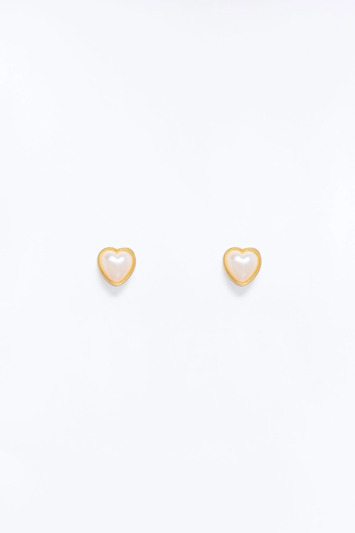 Got Me Blushing Stud Earrings - Gold — Dourado