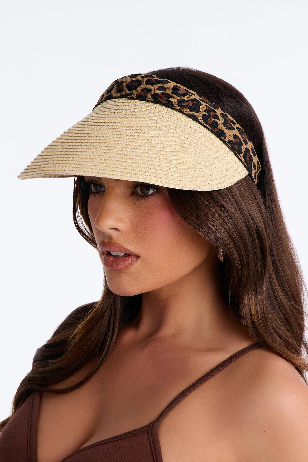 Margaritas On The Beach Visor - Brown/combo — Castanho/combinação