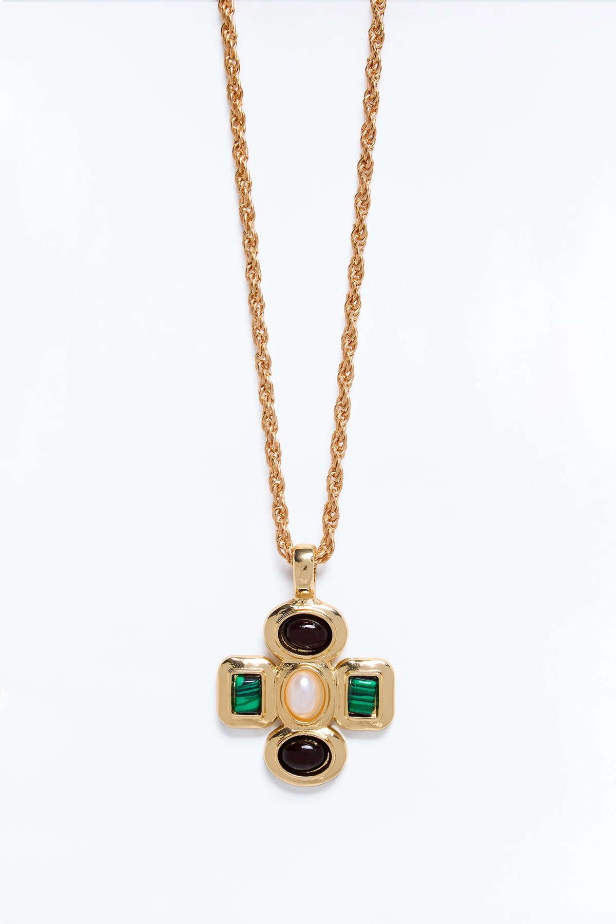 Fueled By Faith Necklace - Gold/combo — Dourado/combinação