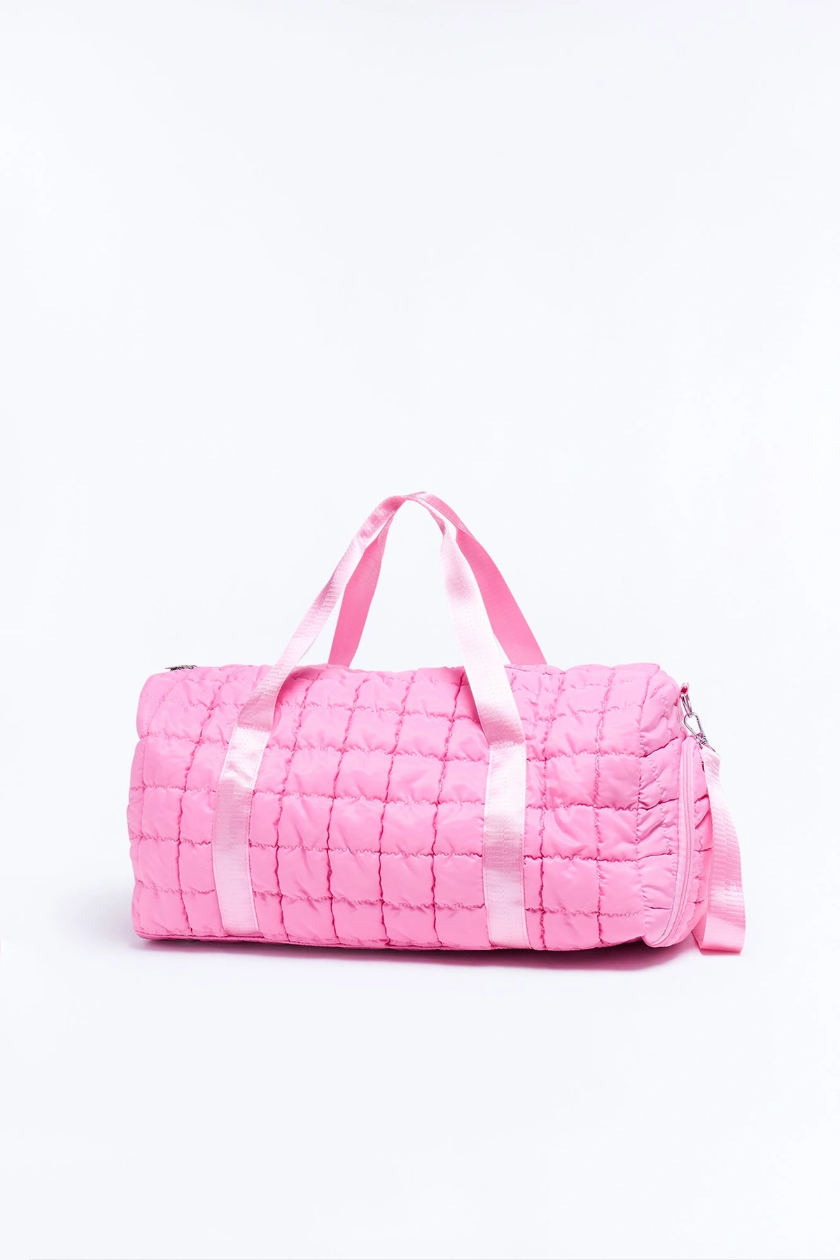 Road Trip Nylon Duffel Bag - Pink — Rosa