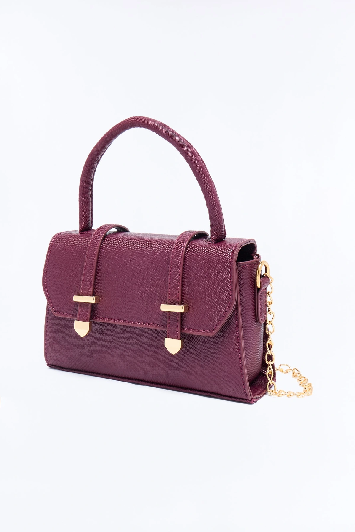 Ellena Handbag - Burgundy — Bordô