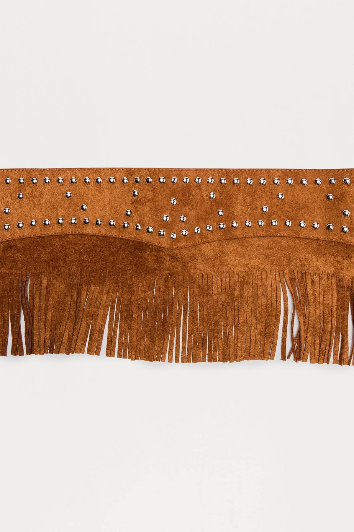 Rodeo Rider Fringe Belt - Brown — Castanho