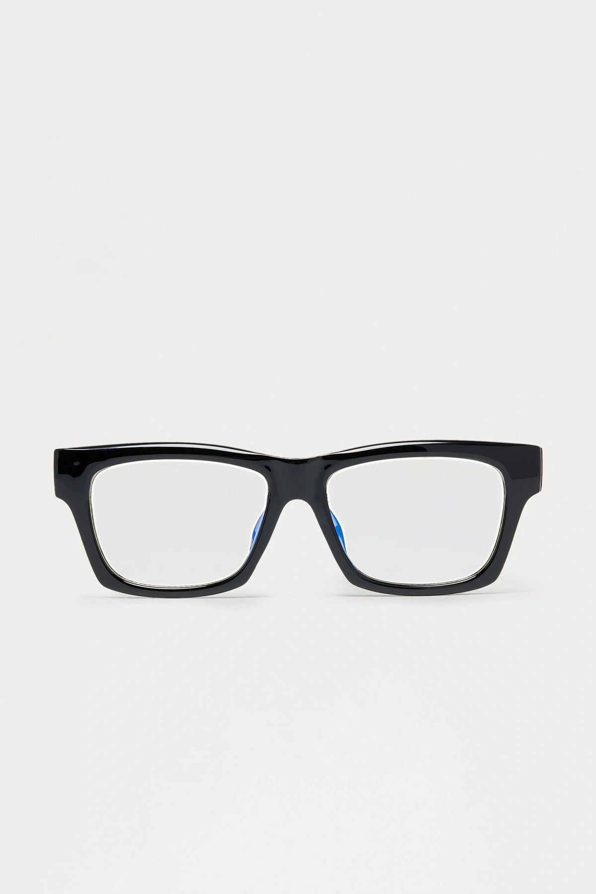 Since Fiction Square Blue Light Glasses - Black — Preto