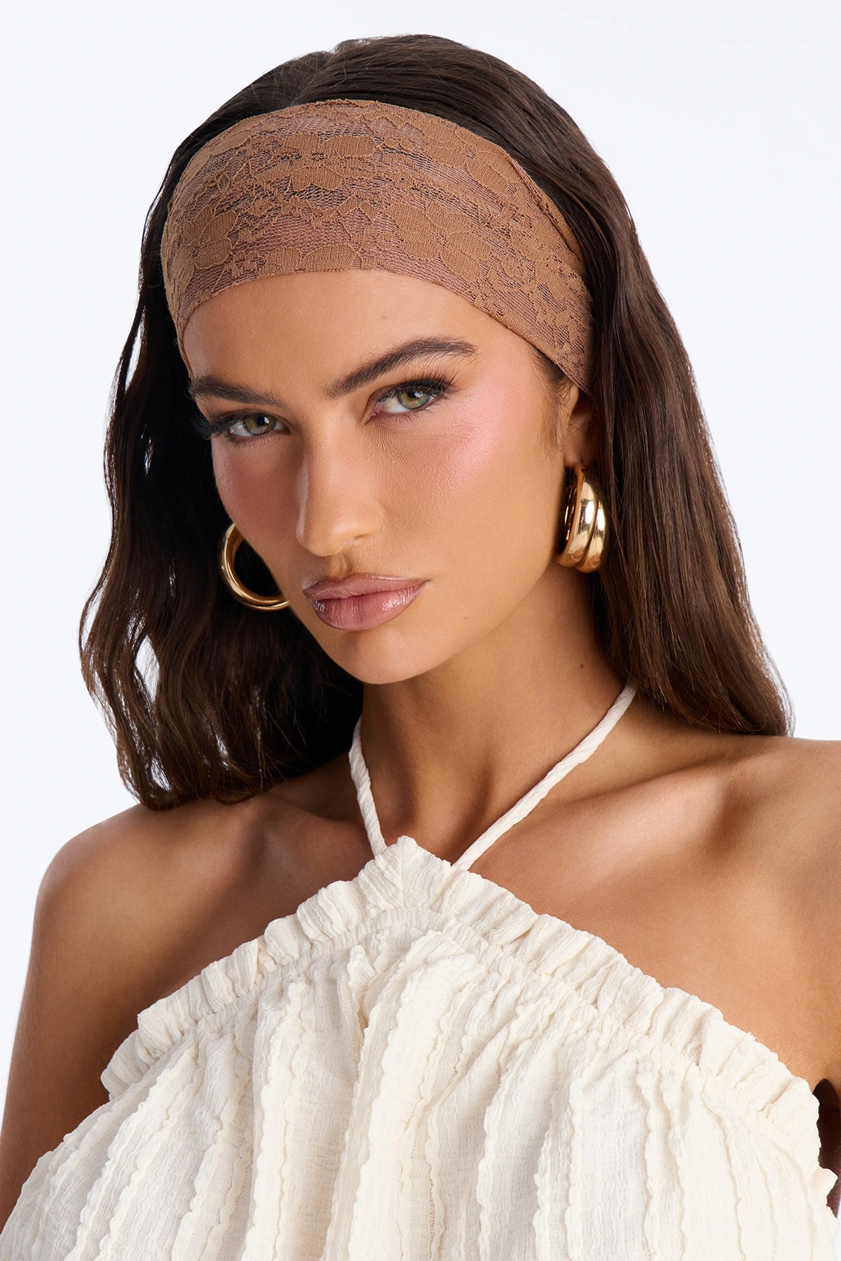 A Little Romance 3 Piece Headband Set - Blue/combo — Azul/combinação