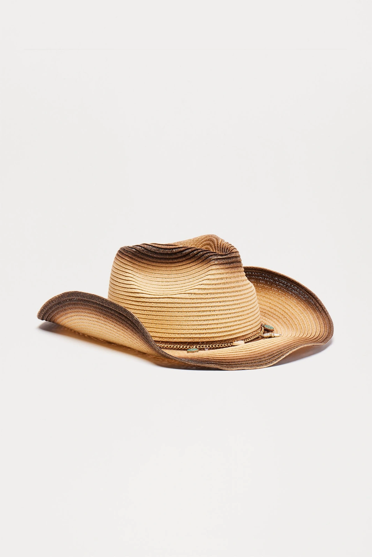 Paradise Playa Cowboy Hat - Beige/Brown — Bege/Castanho