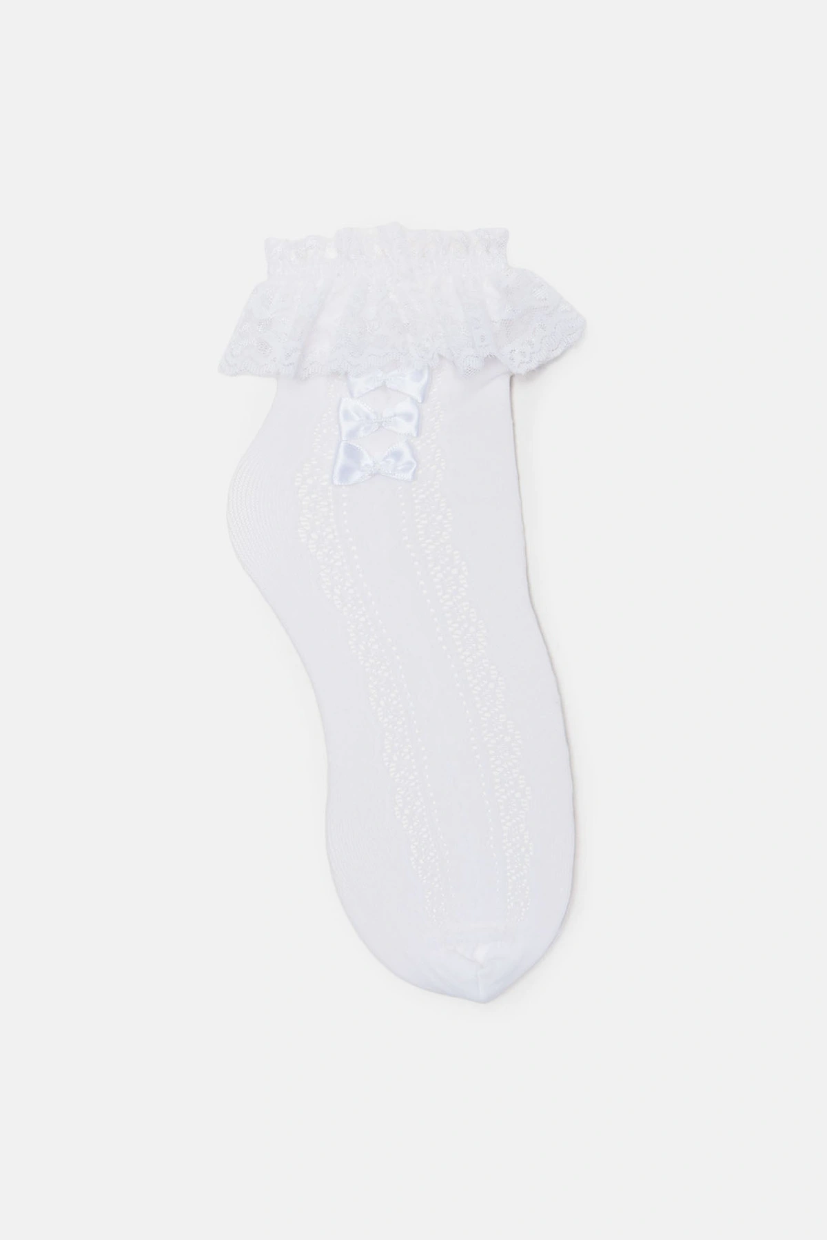 Coquette Socks - White — Branco