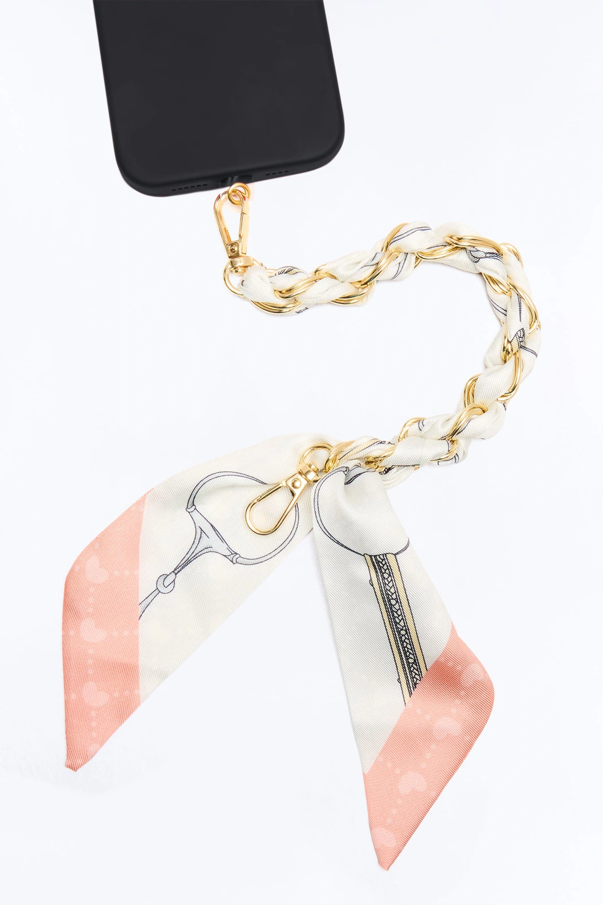Hold Me Gently Phone Scarf Wristlet - Ivory/combo — Marfim/combinação